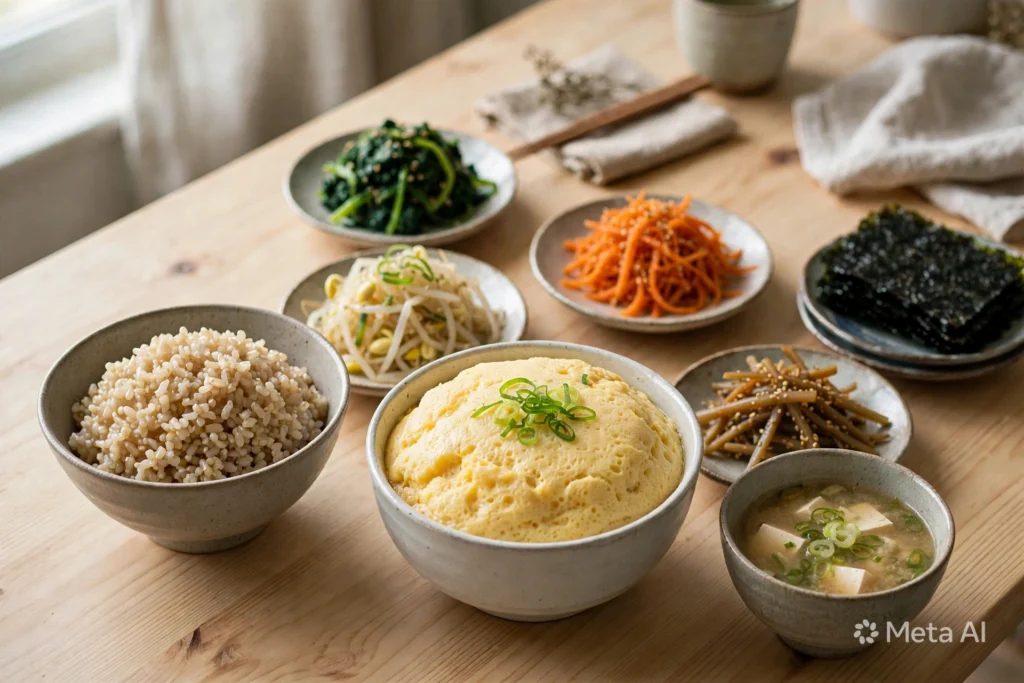 달걀을 활용한 아침 식사
이미지